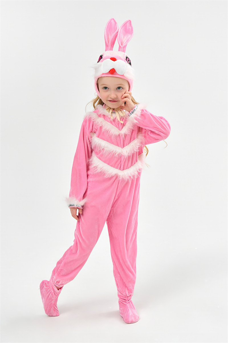 Pink Bunny Rabbit Onesie for Kids detail image 9