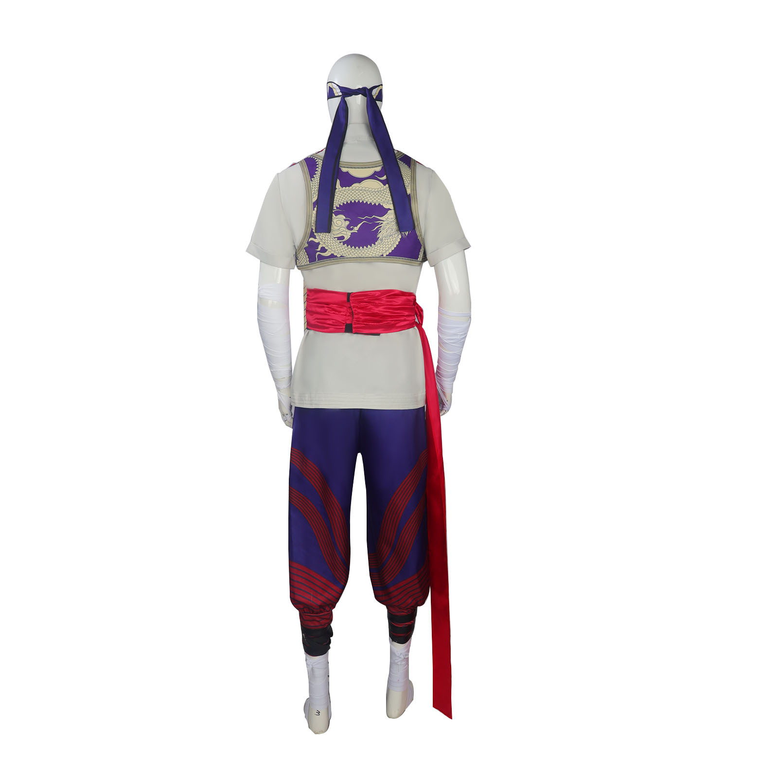 Fire Monk Fighter Costume for Adults detail image 4