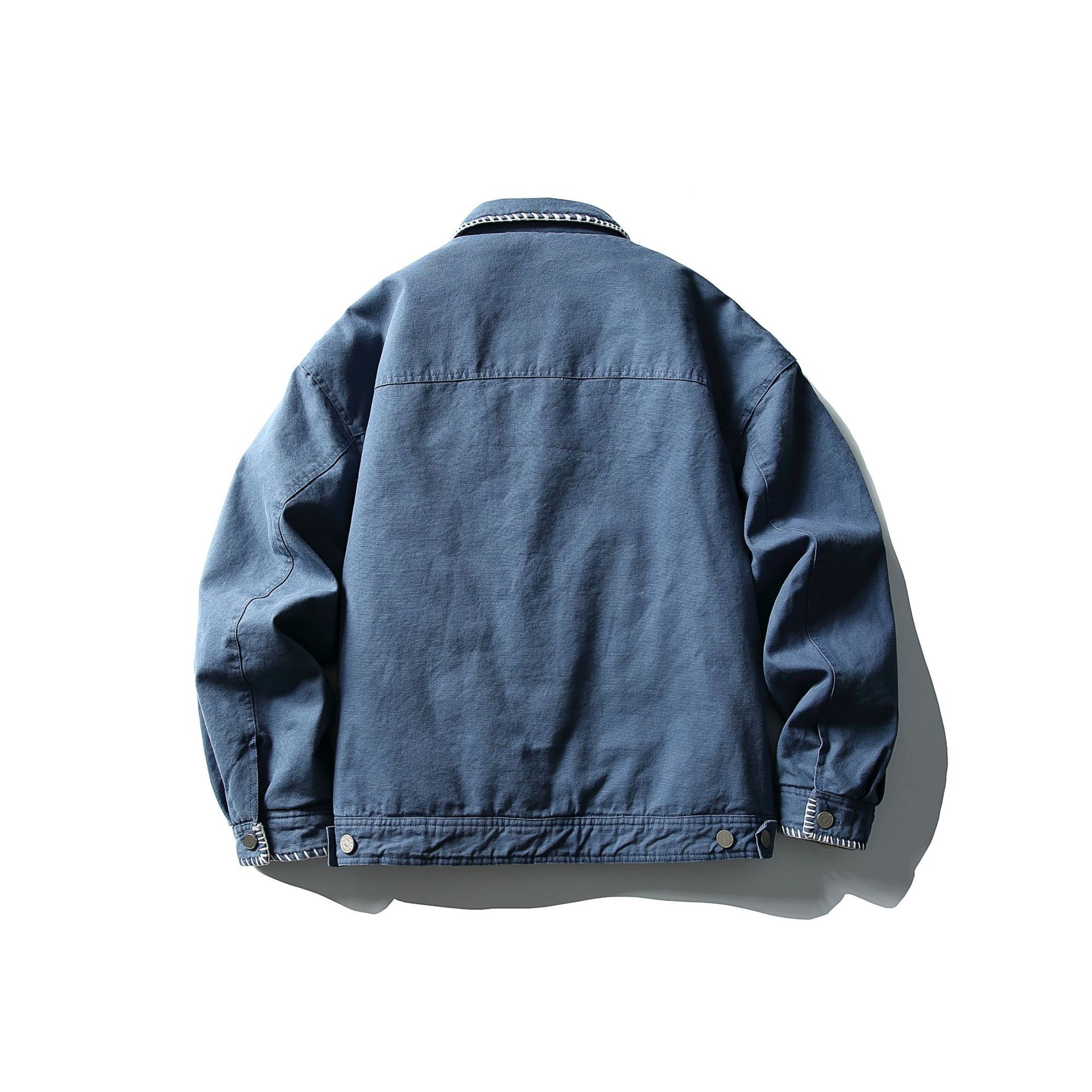 Chaqueta denim azul de hombre