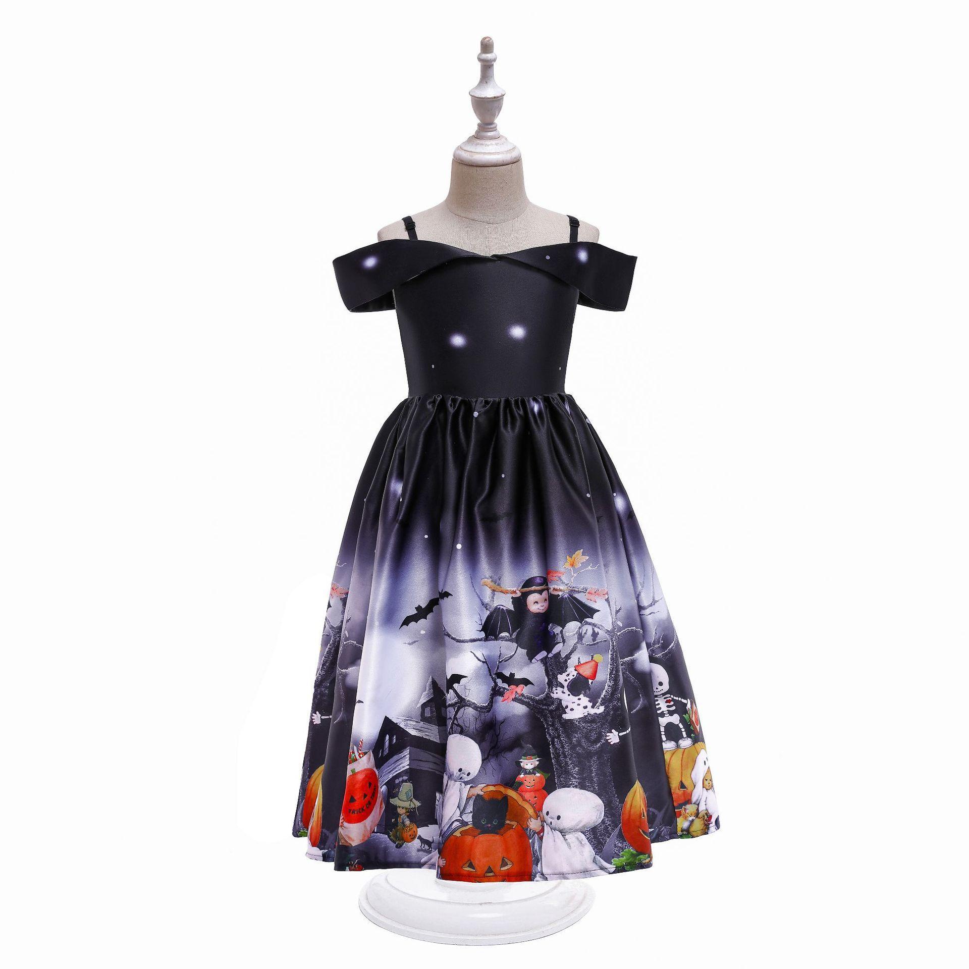 Pumpkin Ghost Fairy Dress for Girls detail image 10