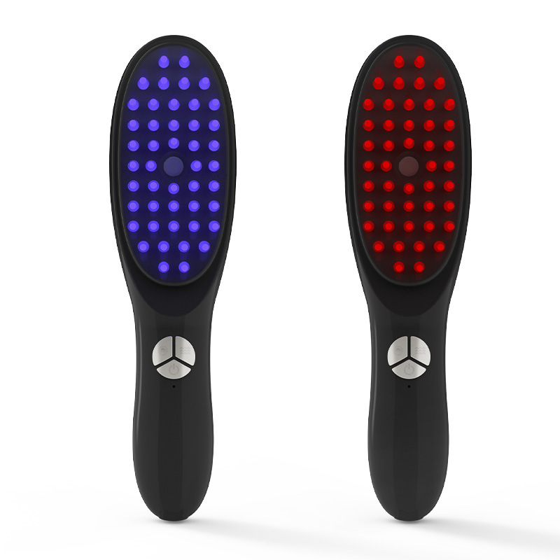Electric hair generator nano atomization scalp hair care massage comb red blue light