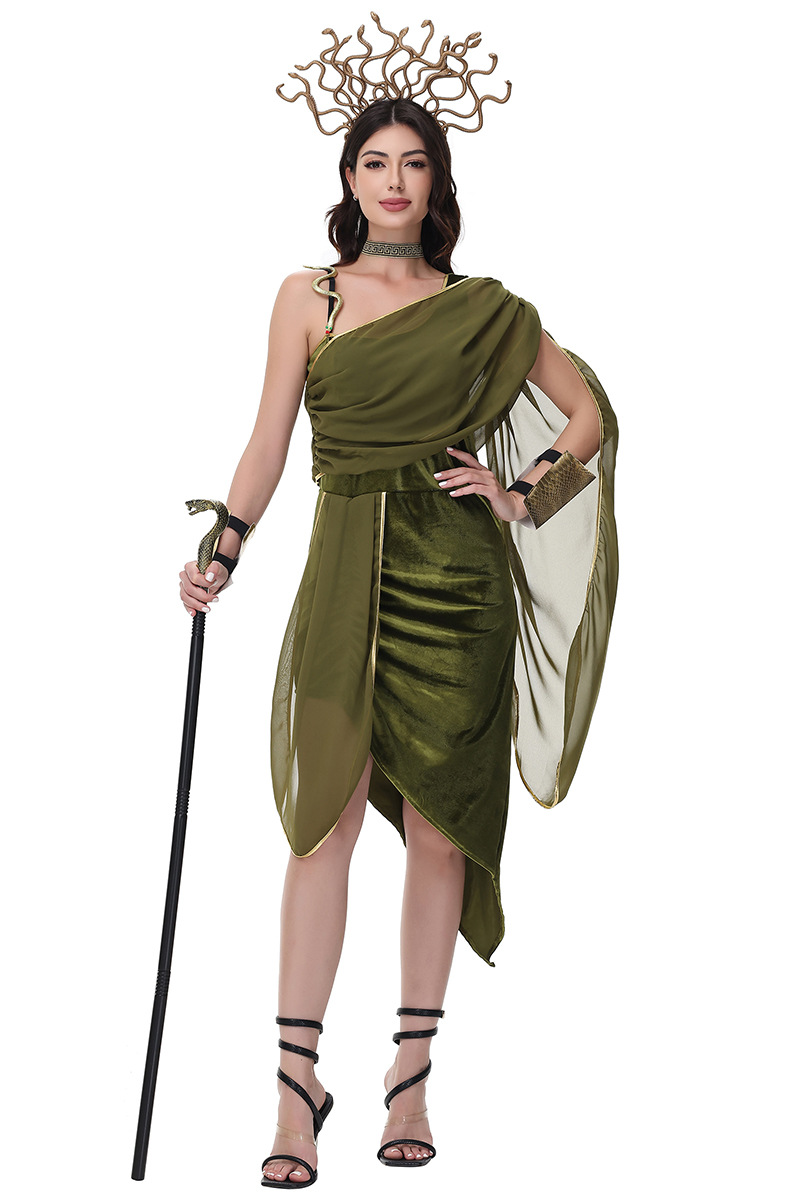 Egyptian Queen Witch Roman Lady Costume for Women detail image 22