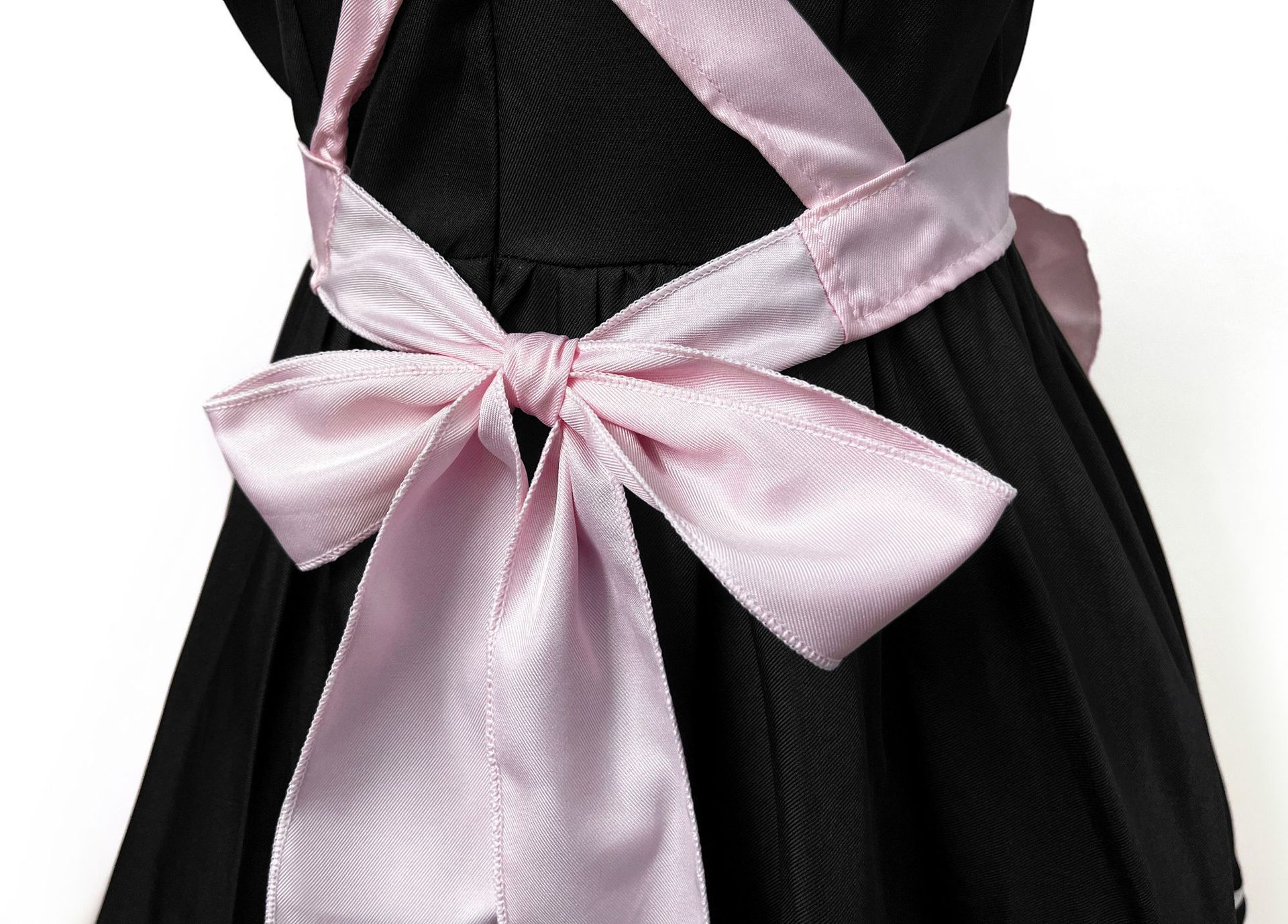 Pink Black Maid Lolita Costume for Women detail image 14