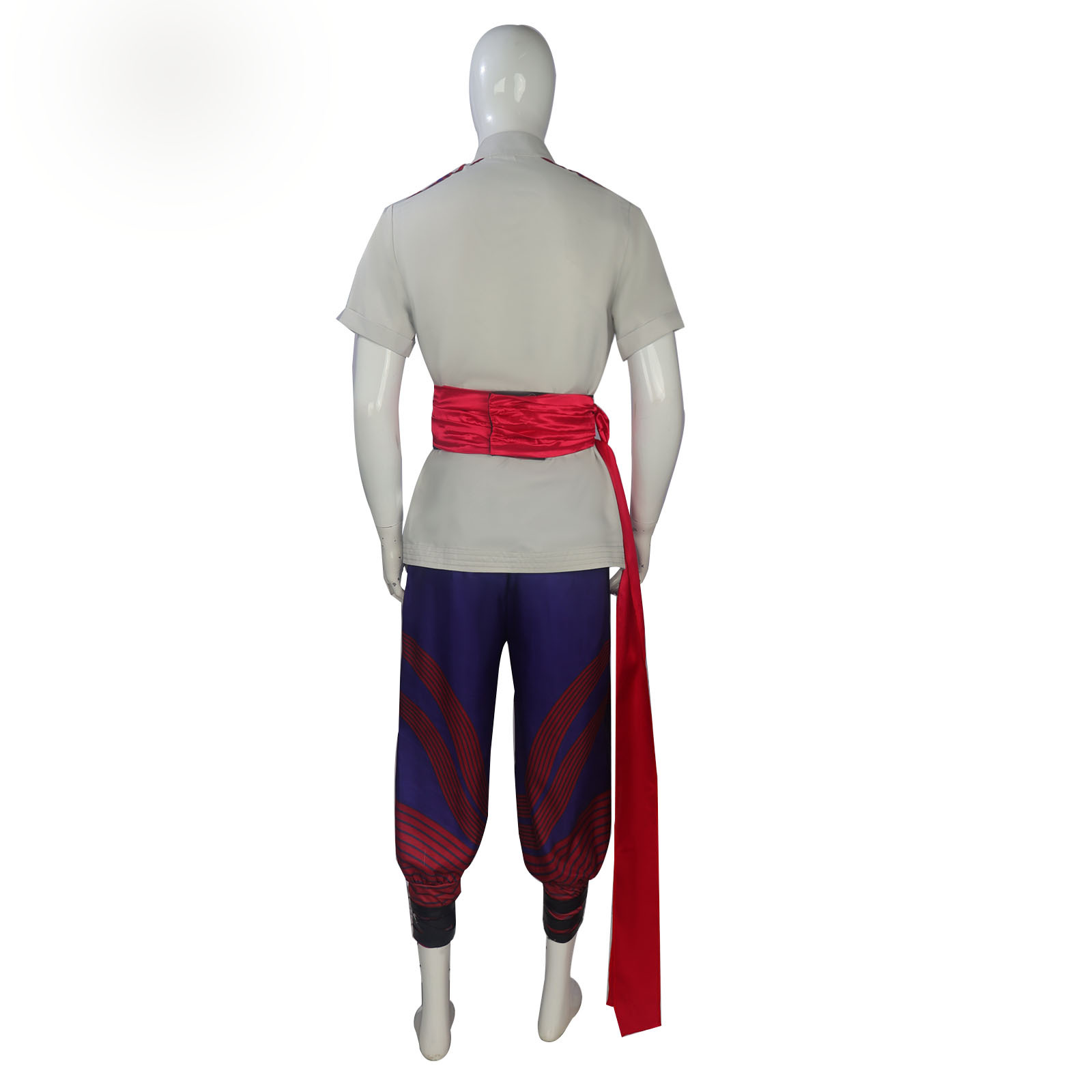 Fire Monk Fighter Costume for Adults detail image 6