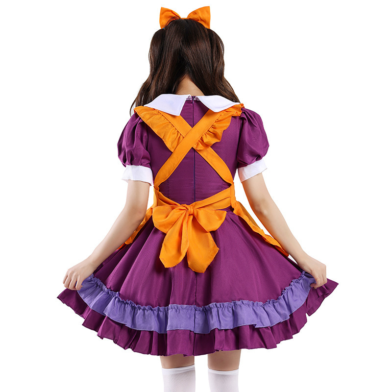 Orange Maid Lolita Costume for Women detail image 4