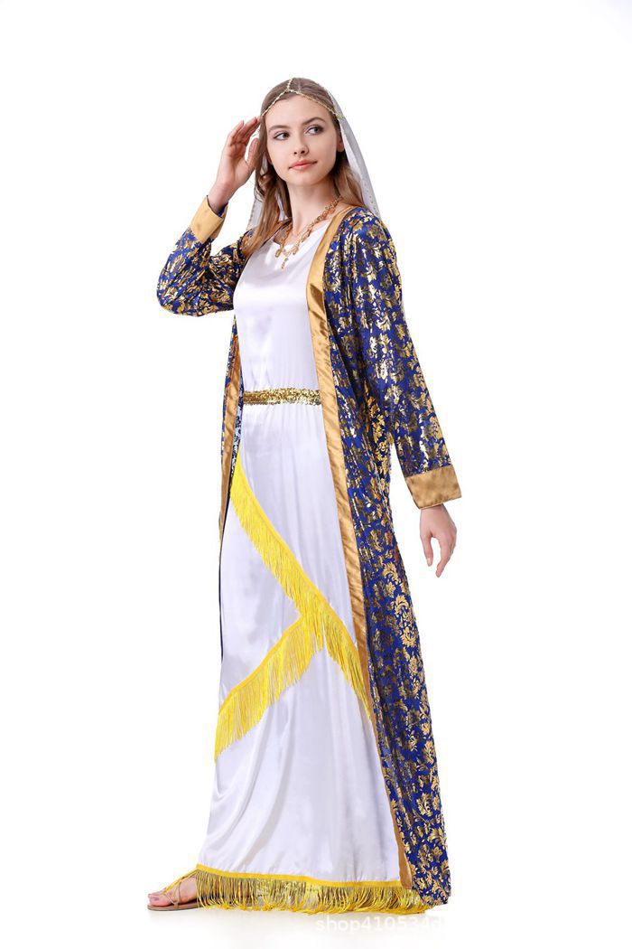 Greek Goddess Arabian Court Queen Costume for Women detail image 7
