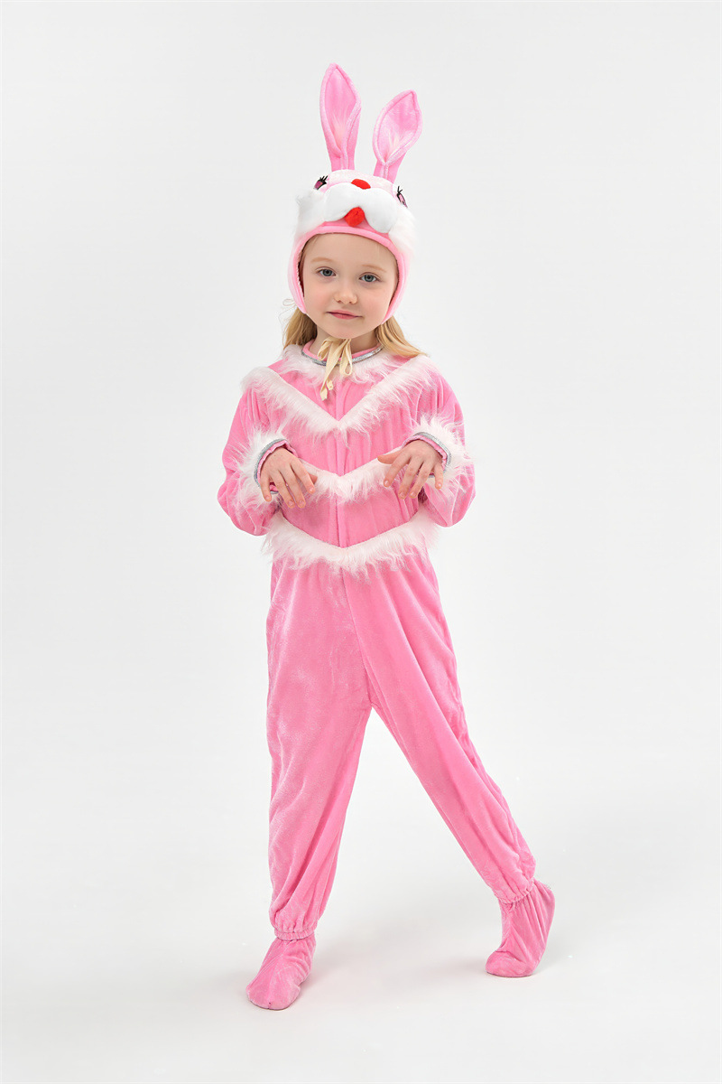 Pink Bunny Rabbit Onesie for Kids detail image 10
