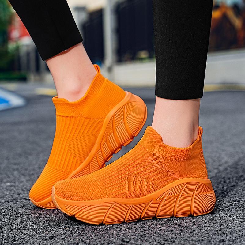 Casual Mesh Slip-On Sneakers Lightweight Breathable Low-Top Running Shoes for Men and Women image 8