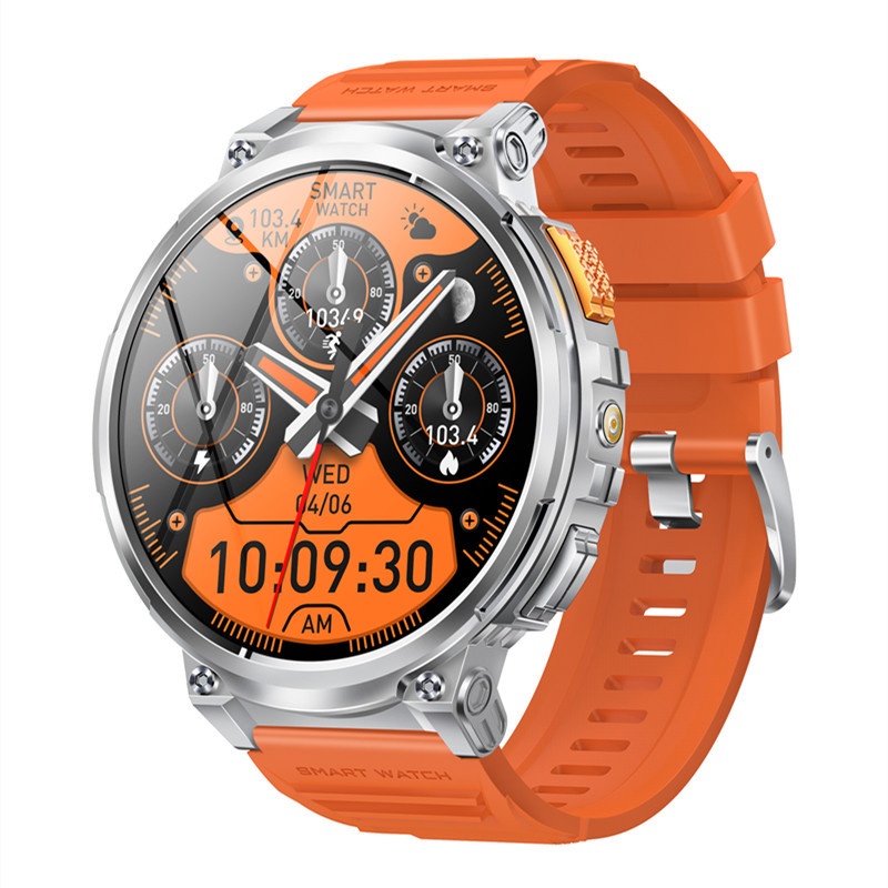 K66 Outdoor Sports with Flashlight Smart Watch for Men