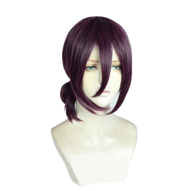 Chainsaw man Lacey cosplay wig bomb demon purple braid anime cosplay fake hair