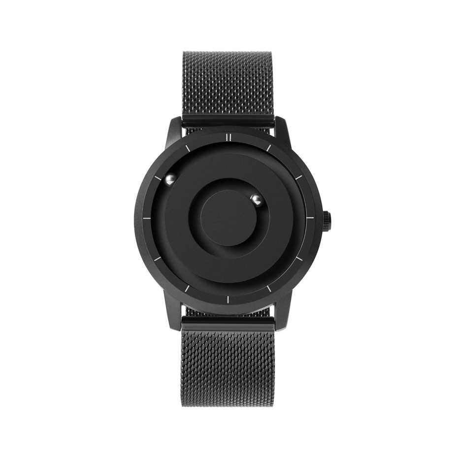 Creative Trendy Student Ball Bearing Metal Unisex Fashion Sport Quartz Watch Blue Steel Dial
