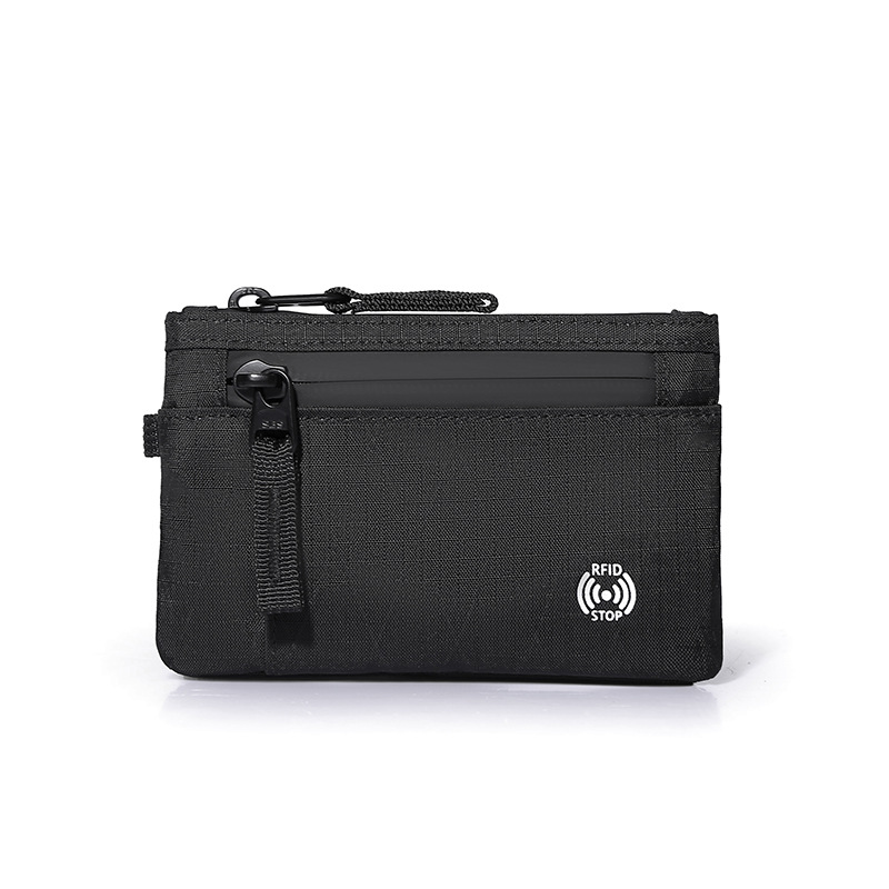 Zero wallet anti-theft card swiping bag X-PAC mini travel wallet with keychain