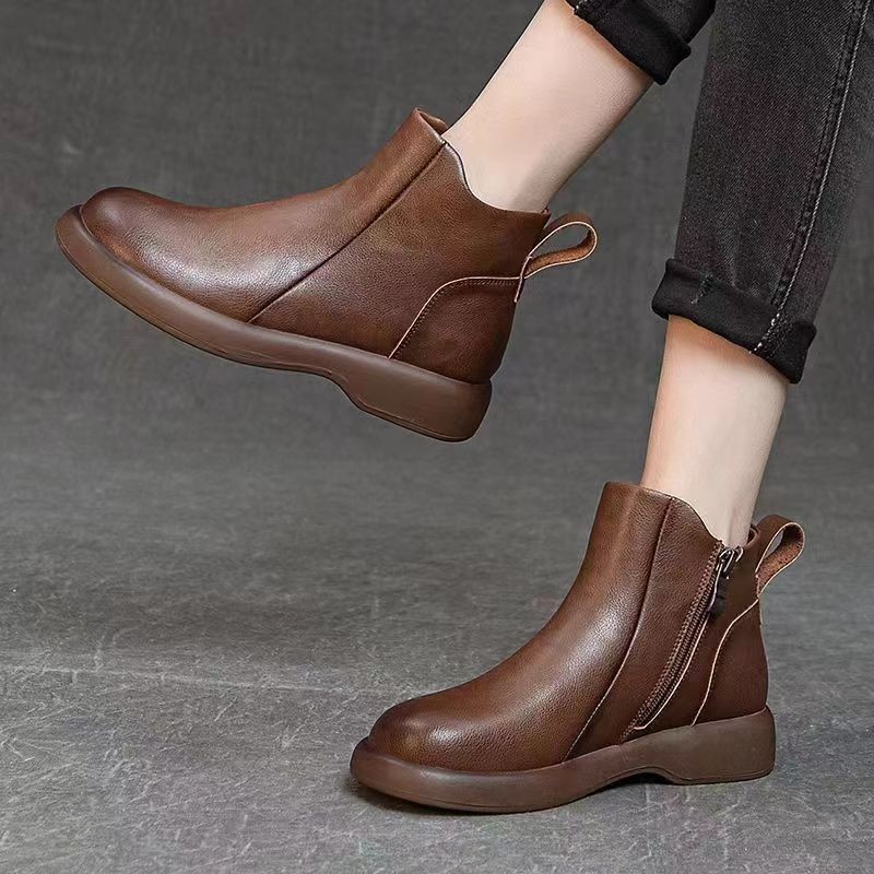 Women's thick-soled height-increasing plush warm Martin boots image 6