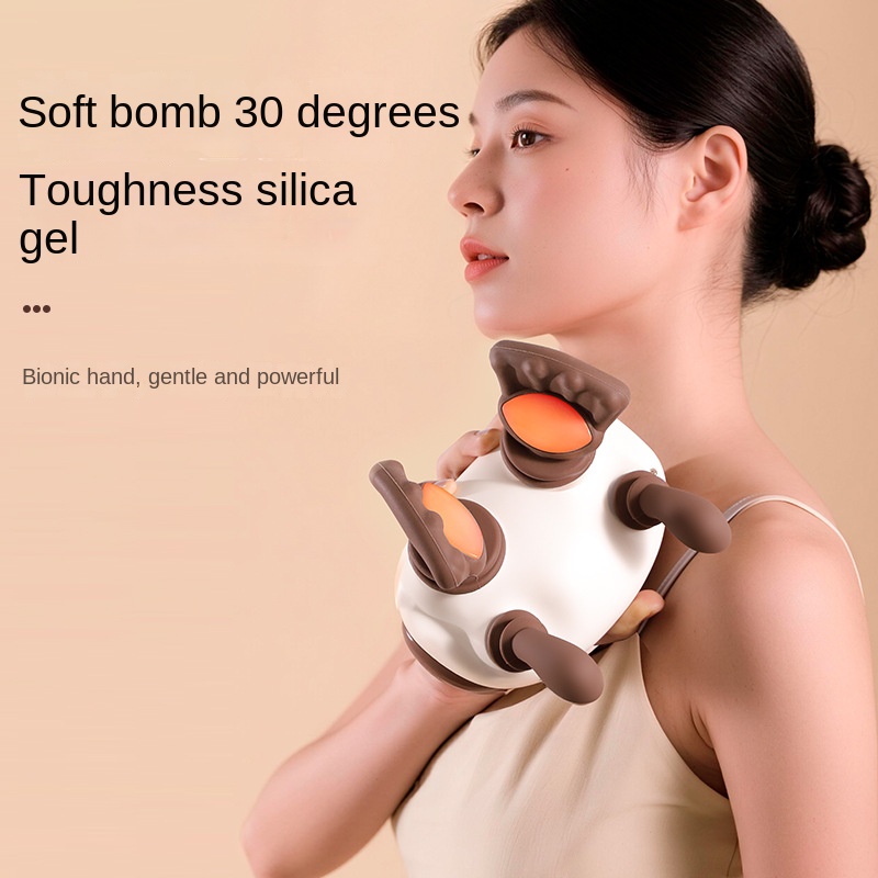 Cervical massager kneading hot compress home use trapezius muscle shoulder neck