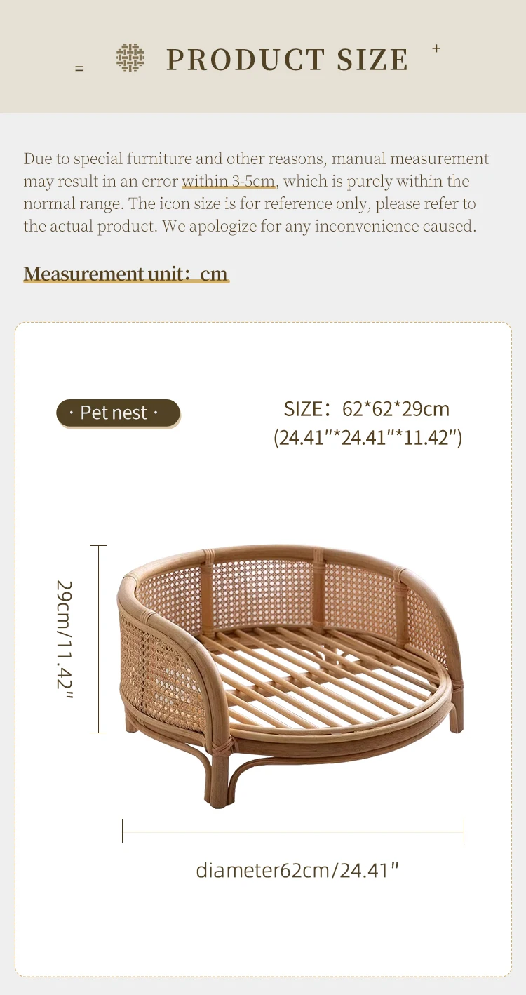 Lunlin舒适的猫和狗宠物窝床