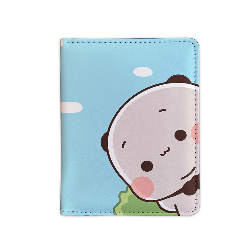 One Two Cloth Cute Passport Holder ID Wallet Protective Case Multi-Functional Card Holder Travel Organizer for International Trips Portable Storage