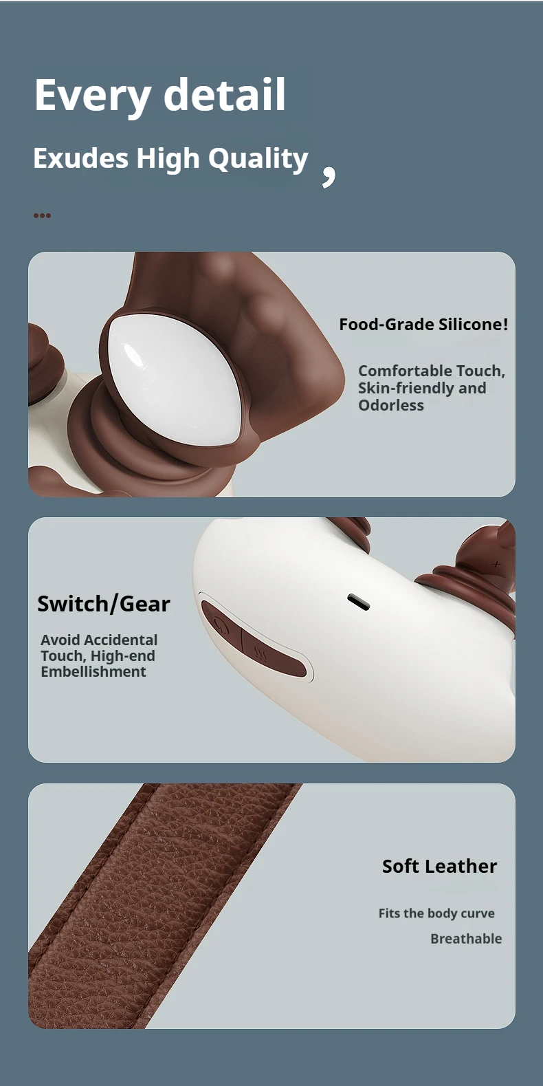 2025新型指压背部和颈部按摩器深层组织揉捏背部按摩器带热量