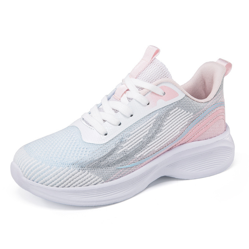 Mesh breathable lightweight soft sole travel running shoes