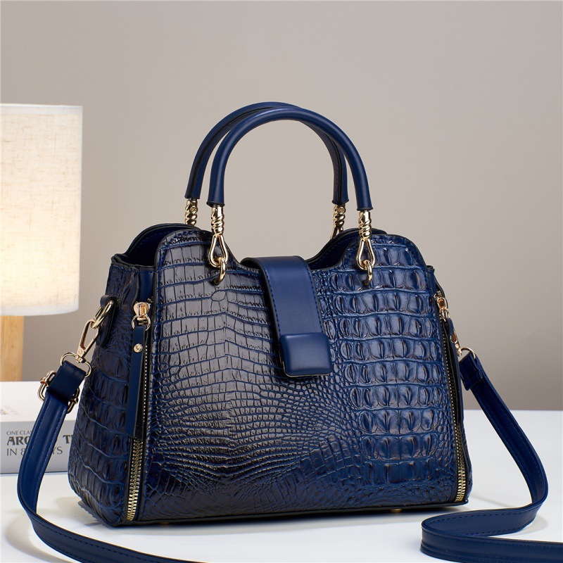 Crossbody Bag for Women with Crocodile Pattern, Large Capacity, Casual Tote Bag, Shoulder Bag for
