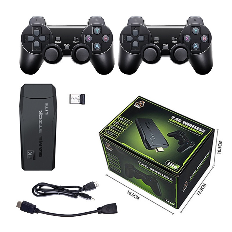 M8 Home Gaming Console Wireless TV HD 4K Wireless Controller Joystick Retro Dual