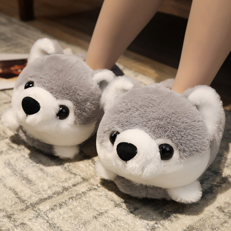Sad Hamster Plush Slippers Home Soft Warm Furry Slides Women Cozy Indoor Floor Shoes image 5