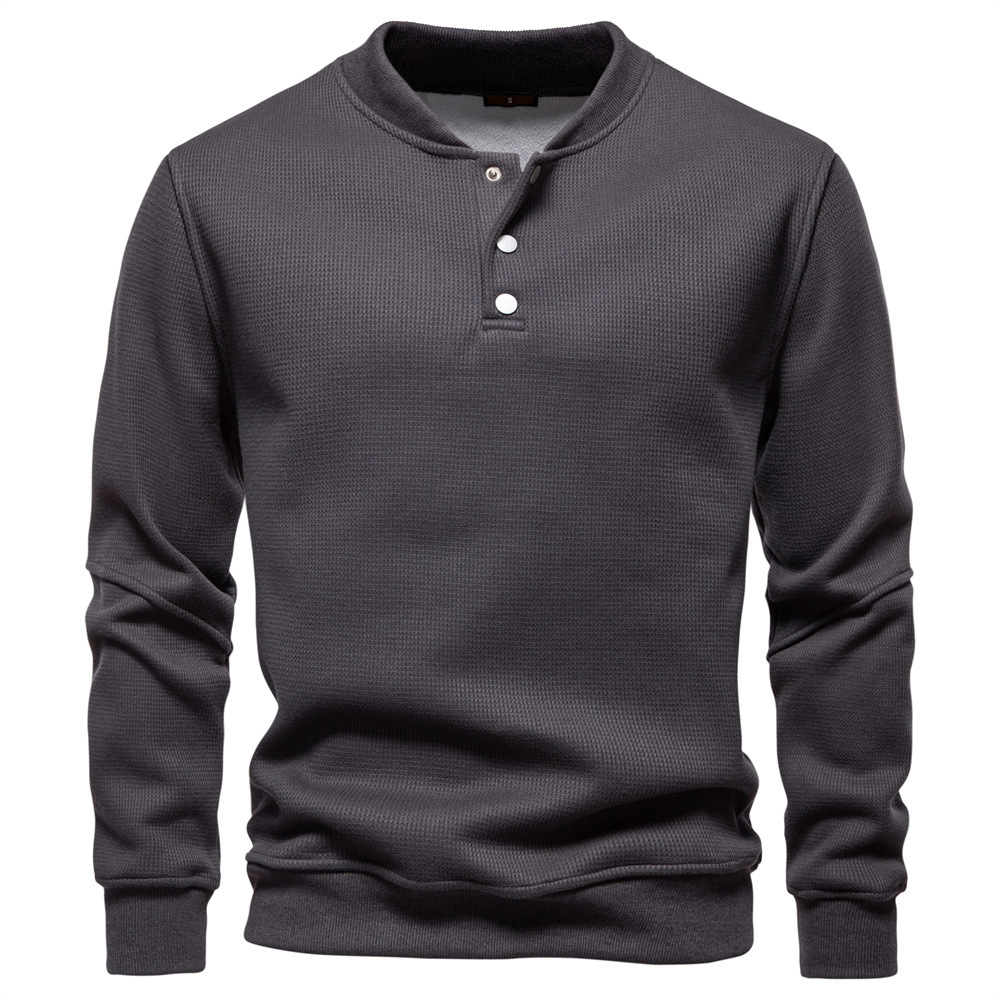 Sweatshirt en polaire gris foncé
