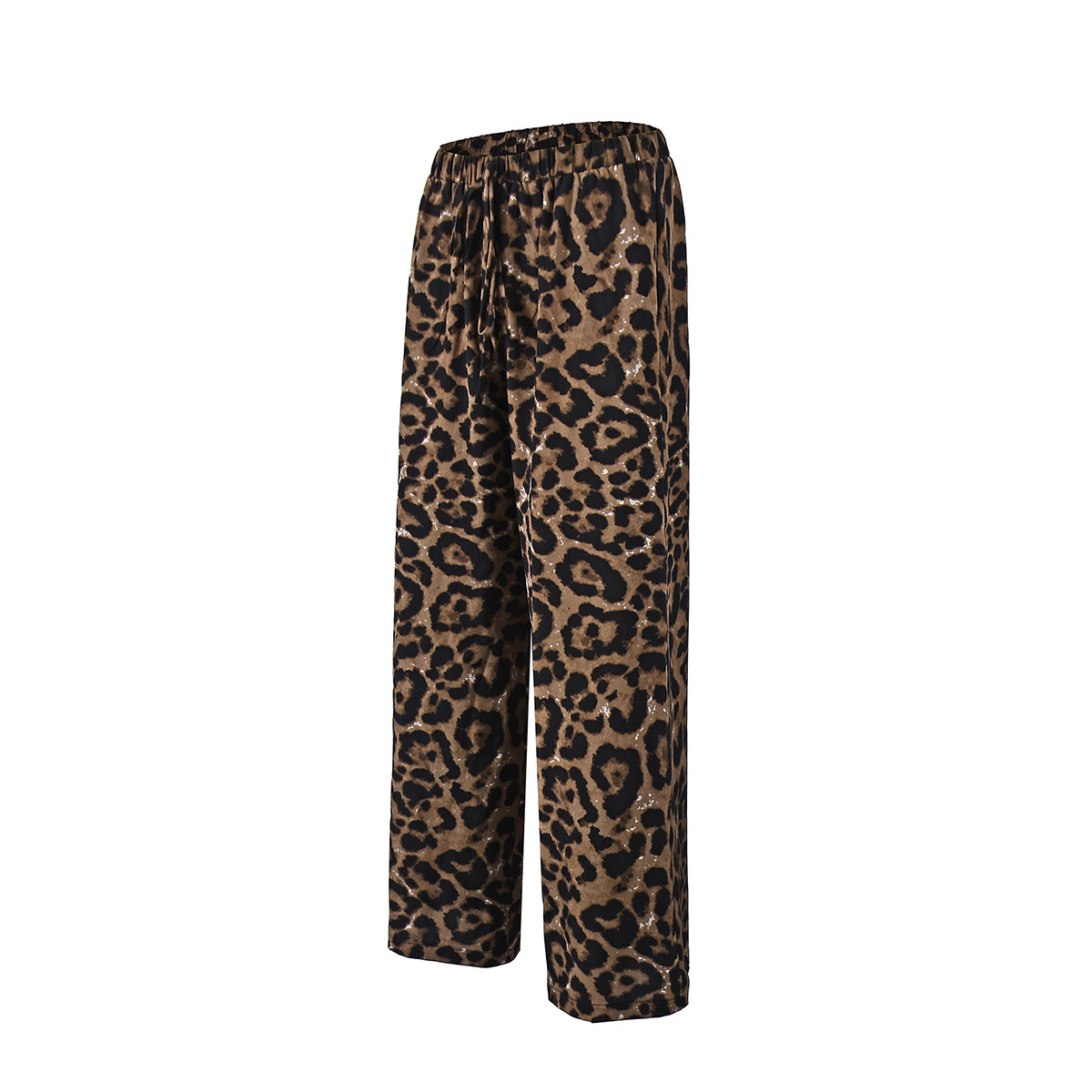 Pantalones de leopardo estilo casual