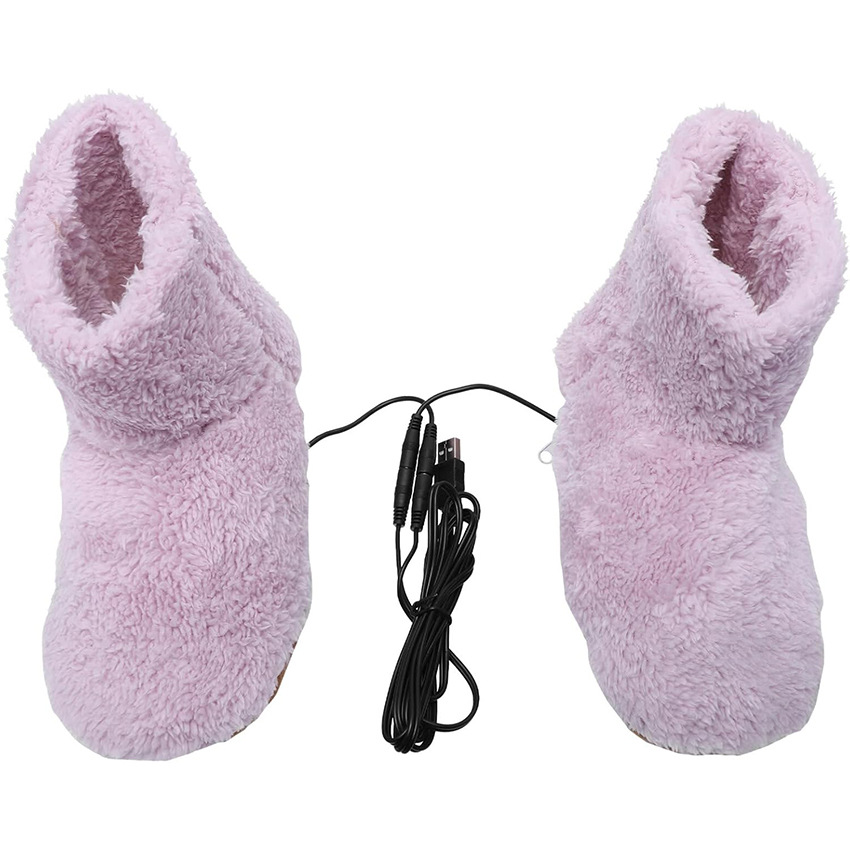 Warm boots warm and heated boots plush heated foot warmer USB heated shoes