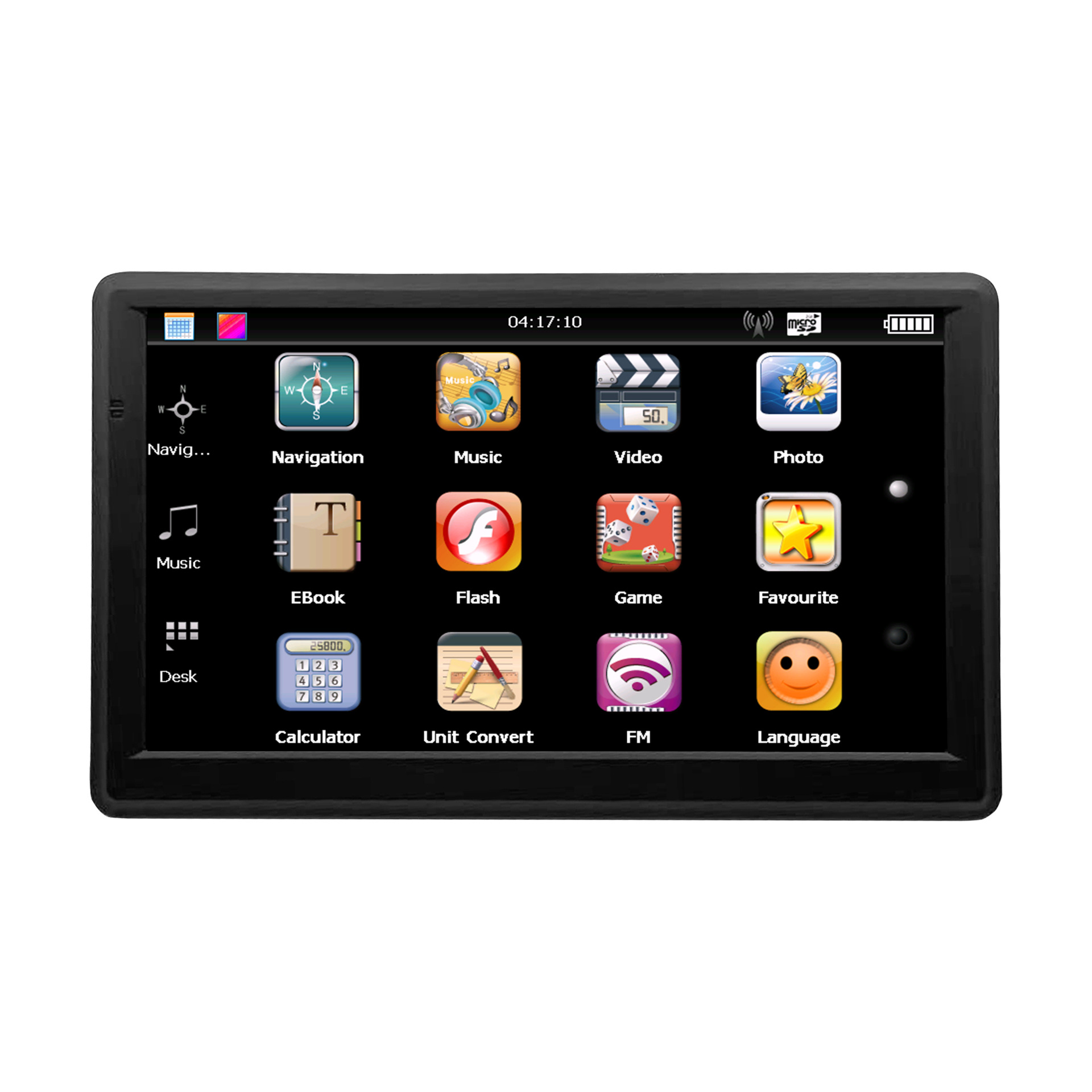 Portable 7inch Car GPS Navigator for Universal Use in Cars and Trucks, High-Definition 8GB
