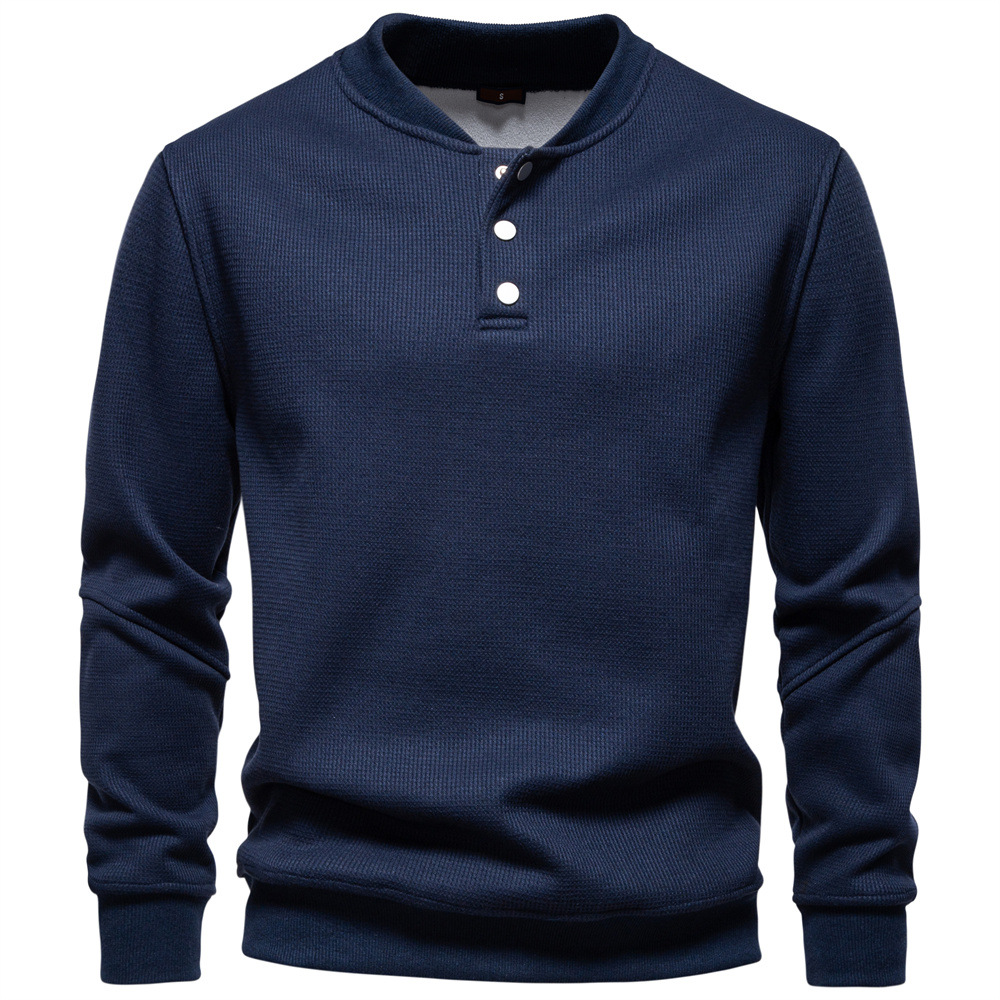 Sweatshirt en polaire bleu denim
