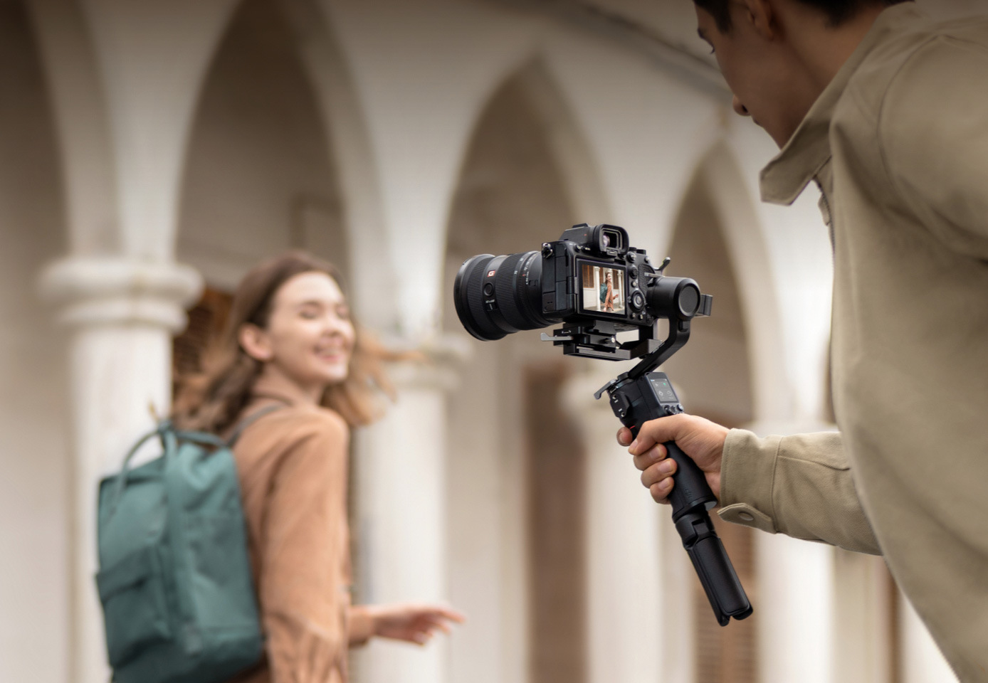 Gimbal Stabilizer 3-Axis Smooth Smart Lightweight Handheld Camera Rig