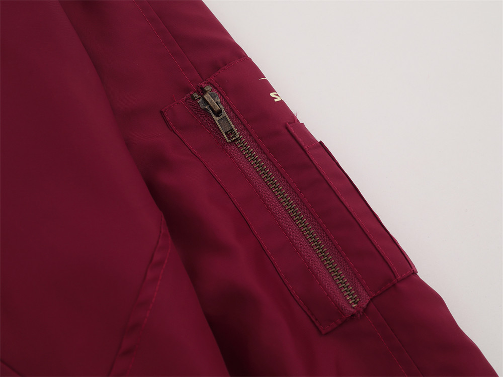 Layered Nylon Hooded Jacket