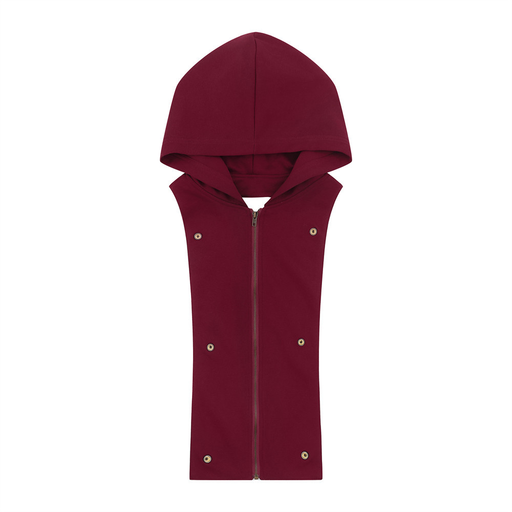 Layered Nylon Hooded Jacket