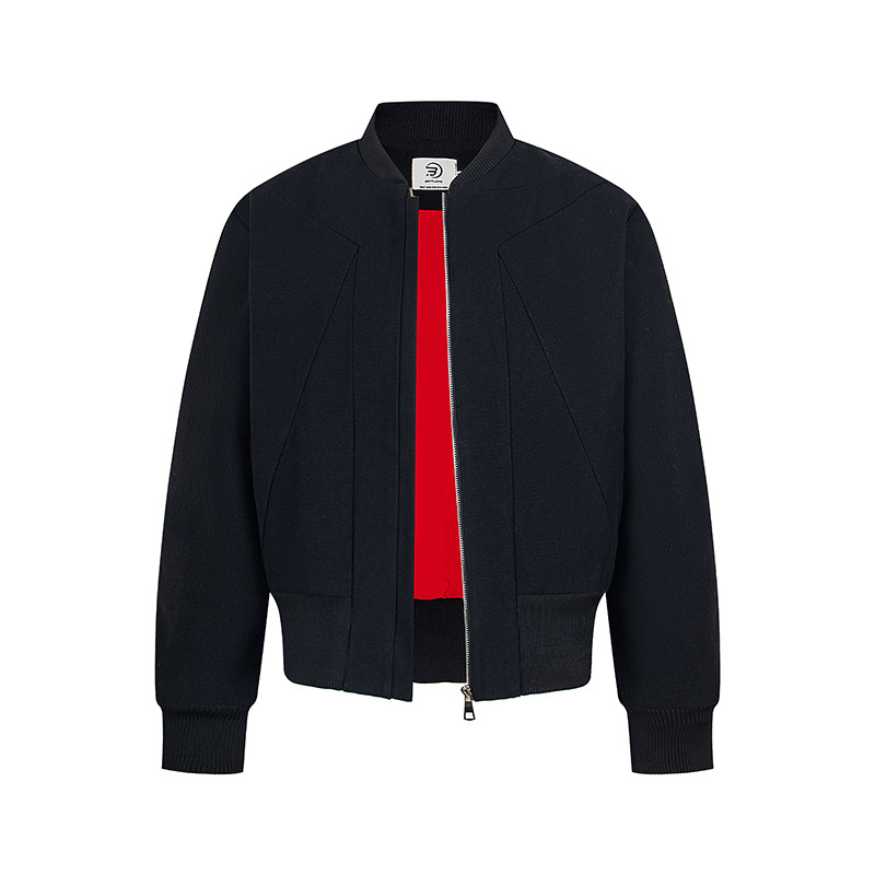 Triangle Insert Jacket Inverted Triangle Cut Durable Versatile Casual Minimalist Cool Jacket ...