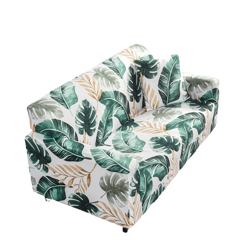 Four season sofa cover with full elastic sofa cover and fabric combination anti slip