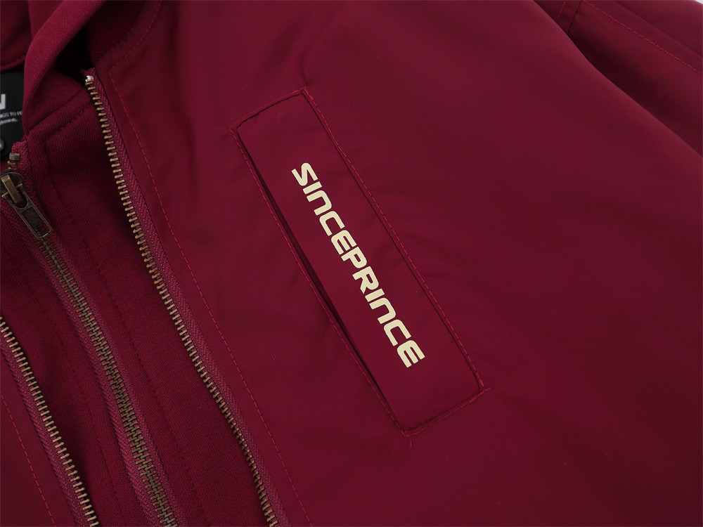 Layered Nylon Hooded Jacket