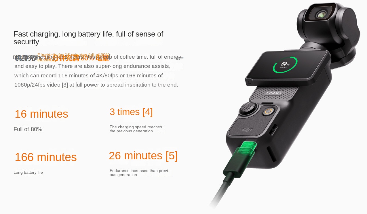 DJI Osmo Pocket 3 Handheld Gimbal Camera Compact Digital Travel Vlog Shooting Device