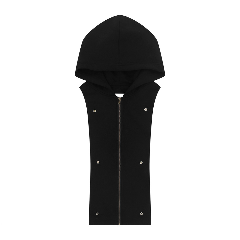 Layered Nylon Hooded Jacket