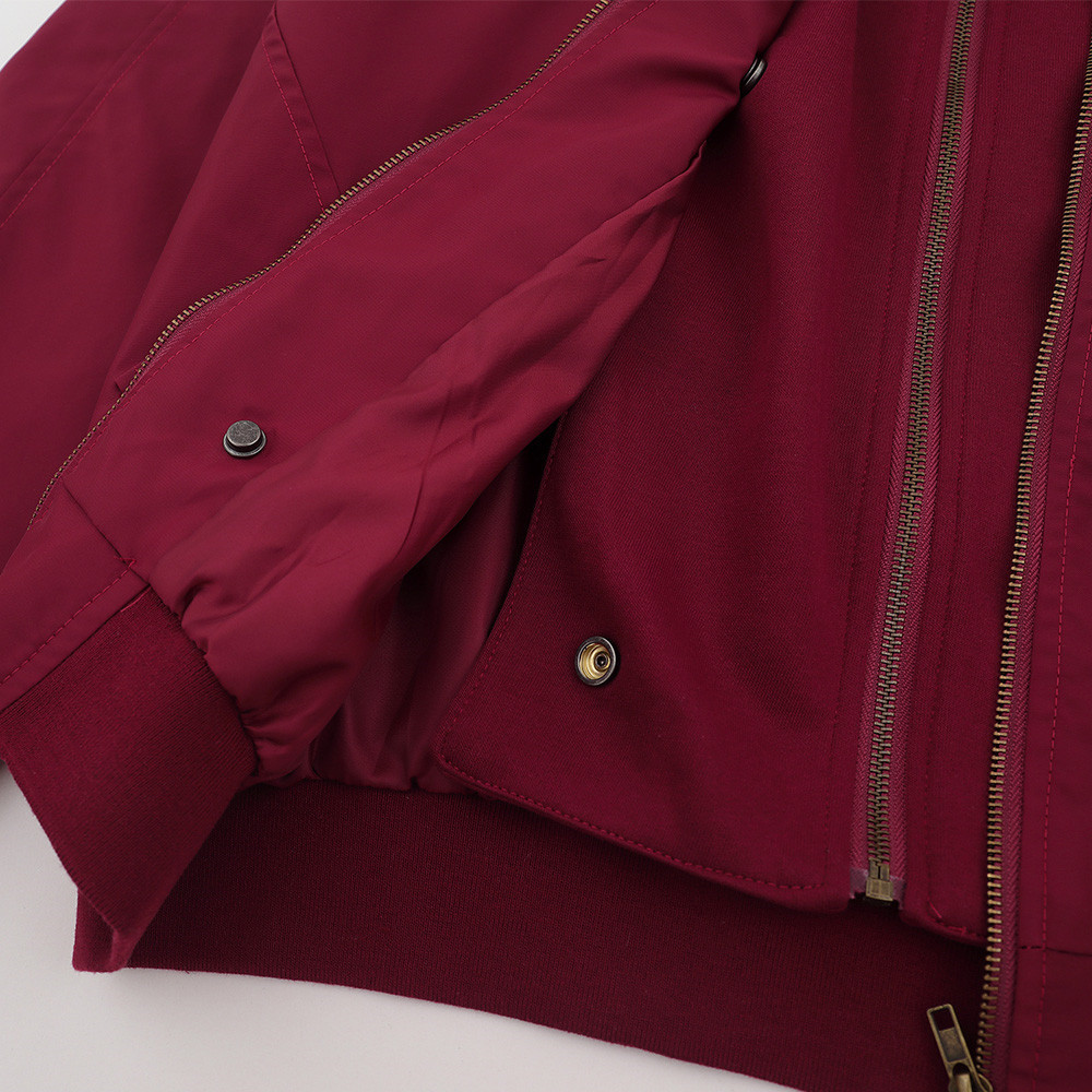 Layered Nylon Hooded Jacket