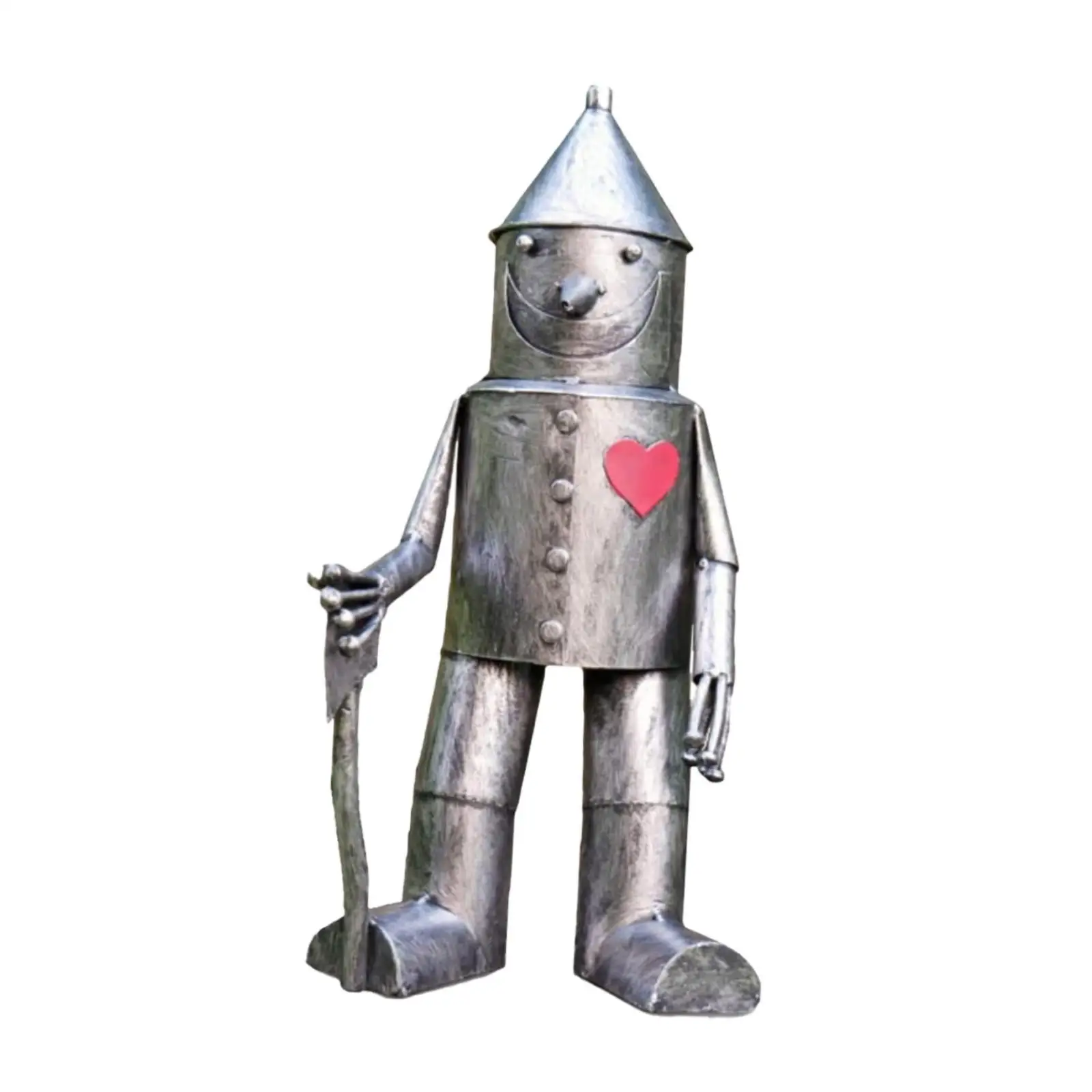 Garden Statue Decor Resin Tin Man Ornaments Sculpture for Lawn Balcony House
