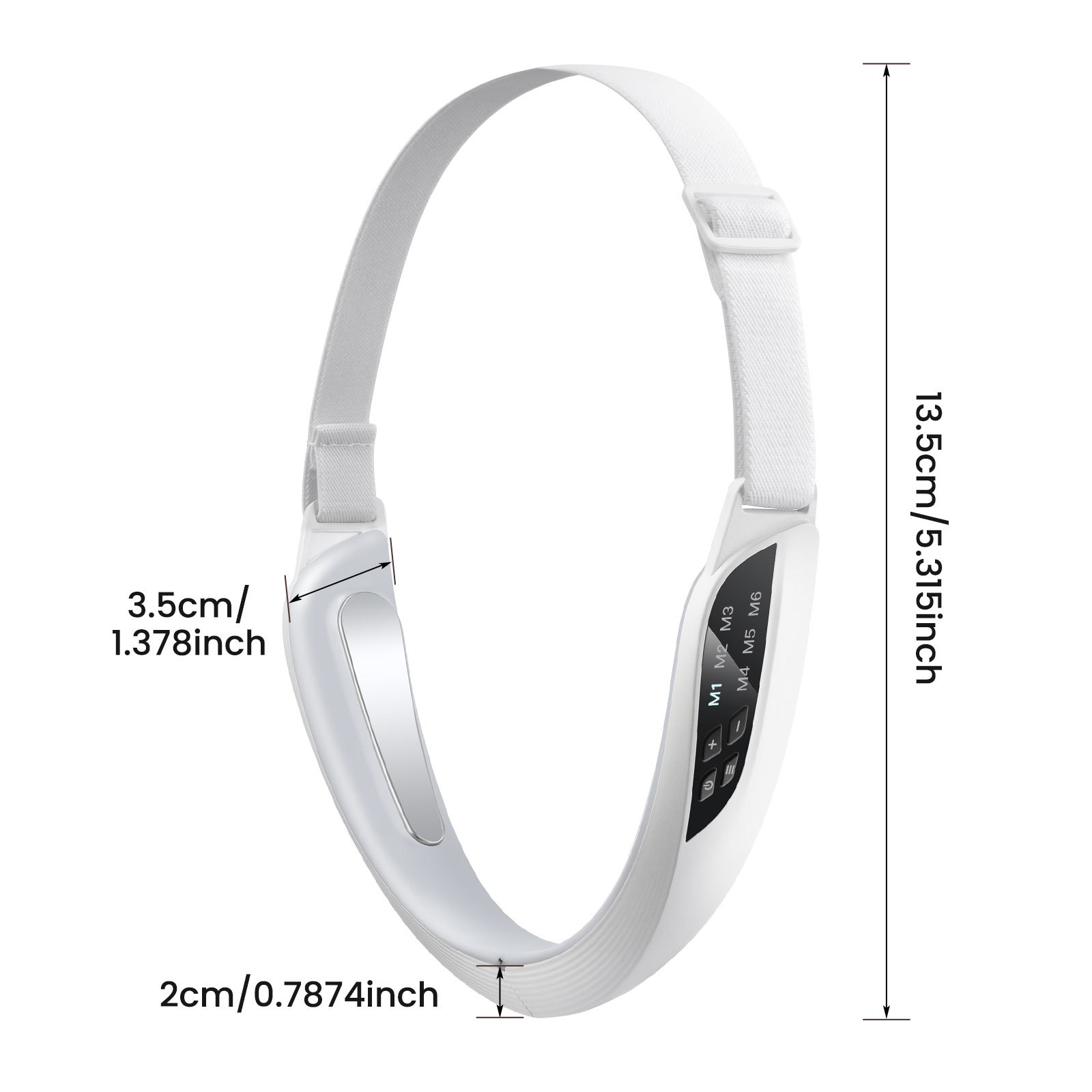 V-shaped Facial Slimming Device EMS Microcurrent Smart V-Face Beauty Instrument Facial Massager Chin