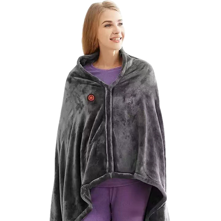 Heated Blanket USB Charging Warm Fleece Heating Throw for Office Nap Winter Electric Blanket