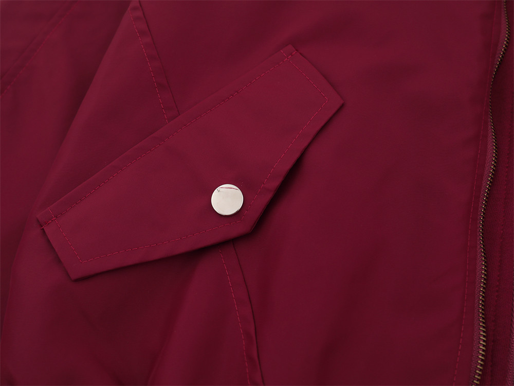 Layered Nylon Hooded Jacket