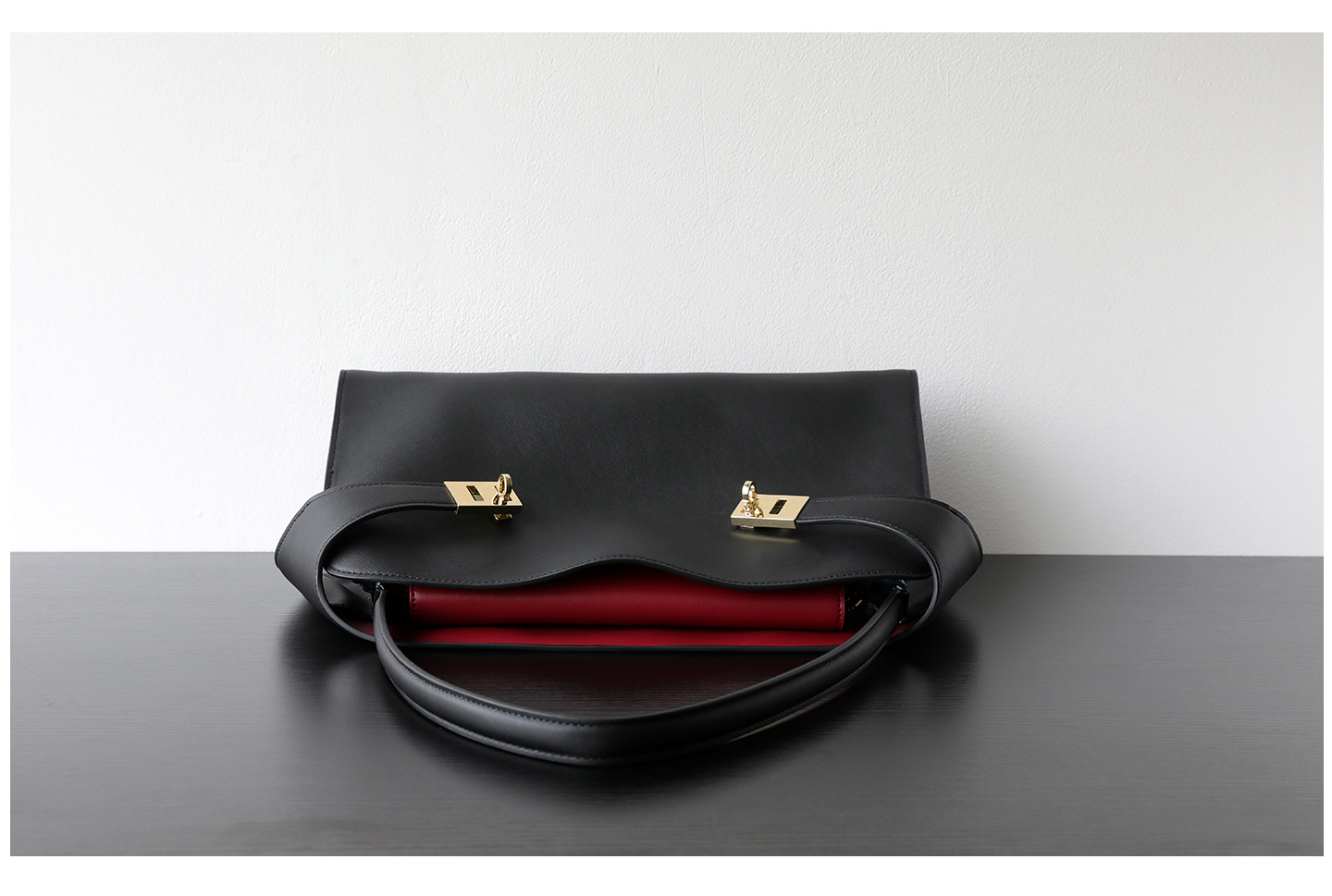 Luxury Genuine Leather Tote Bag for Women, Large Capacity, Top-Grain Cowhide, Handheld Shoulder Bag, HUG Style