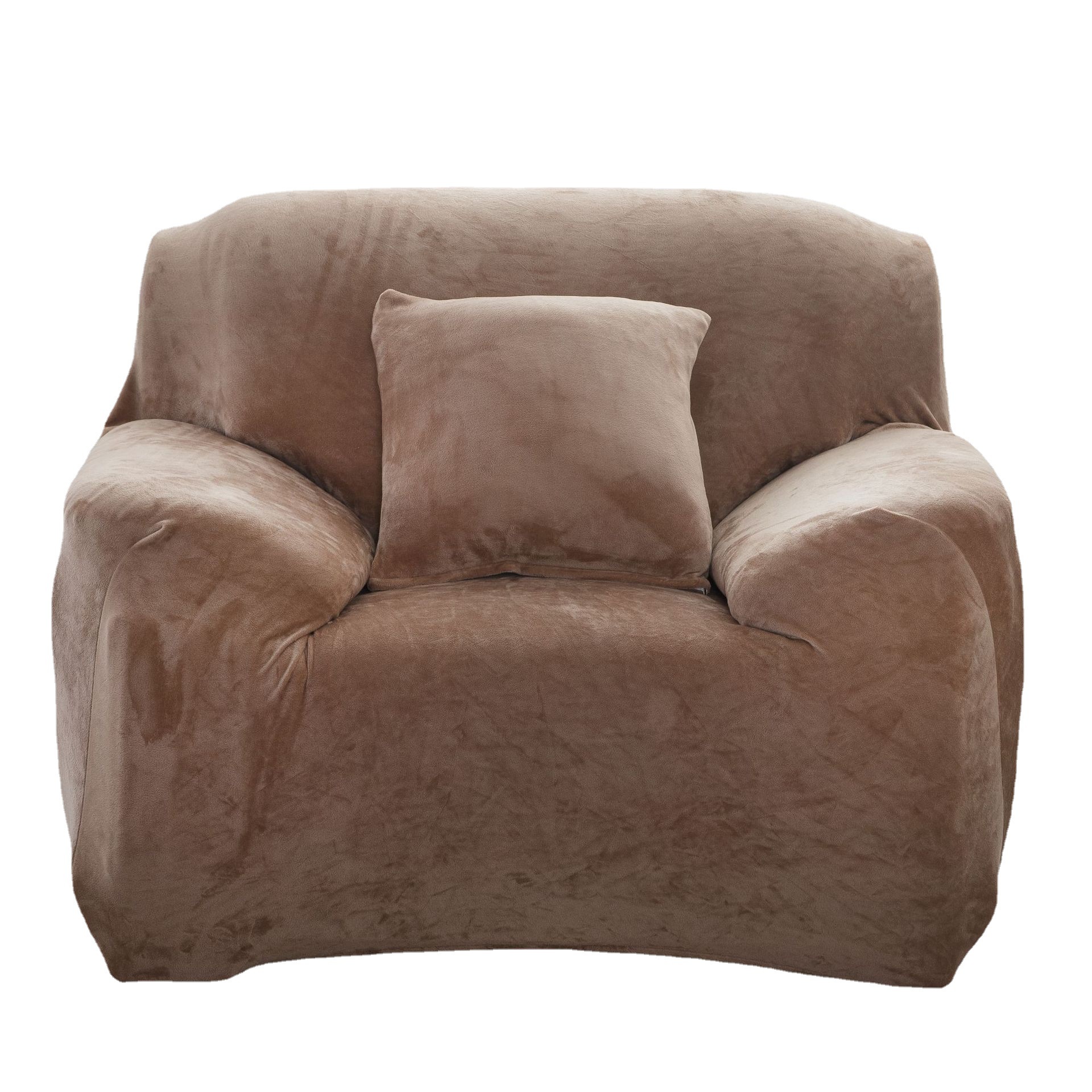 Elastic sofa cover plush all inclusive thickened and fully covered three person fabric sofa cover