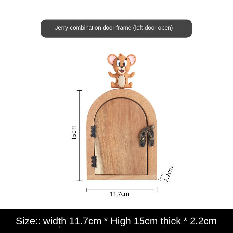 Solid Wood Switch Frame Creative Wall Decoration, Ugly Cover