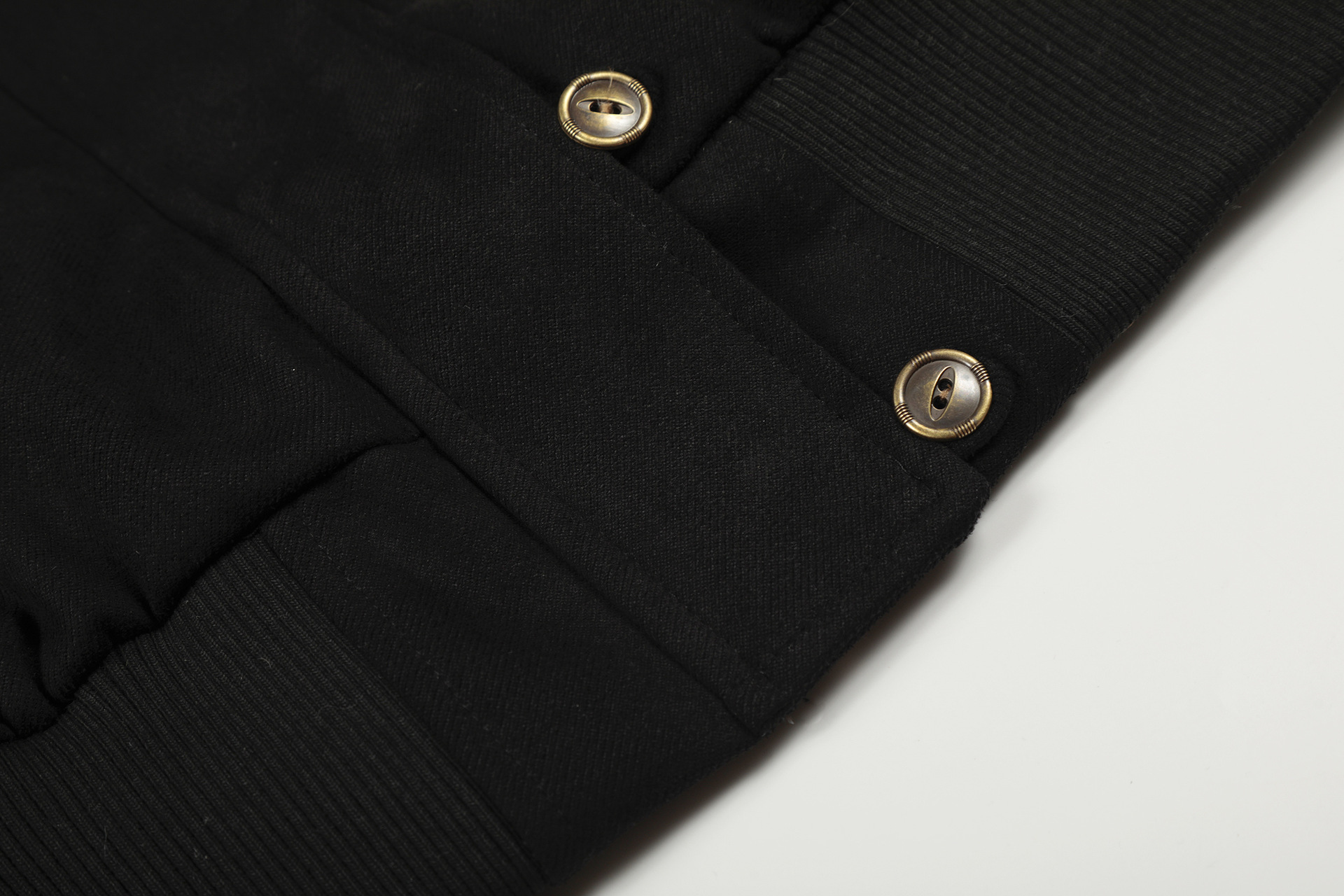 Contrast-Collar Cropped Jacket