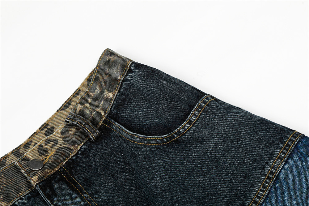 Spray dyed jeans back view