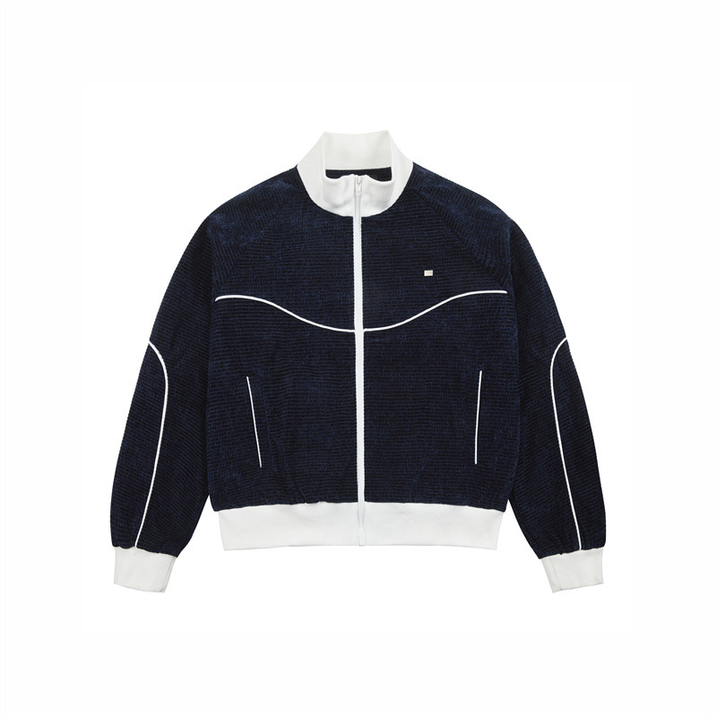 Relaxed Vintage Checkered Color-Blocked Casual Coat dropshipping - EPROLO