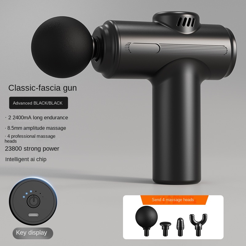 Home Use Muscle Massage Gun, Electric Massager for Women, USB Rechargeable Mini